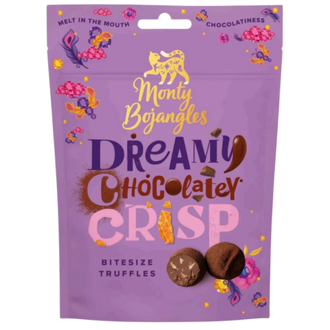 Monty Bojangles | Dreamy Chocolatey Crisp Bitesize Truffles | 100g Bag