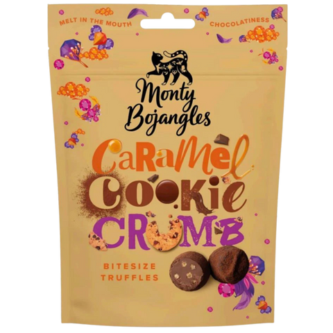 Monty Bojangles | Caramel Cookie Crumb Bitesize Truffles | 100g Bag