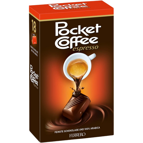 Pocket Coffee Espresso Dark Chocolates | Box of 18