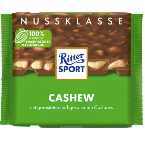 Ritter Sport | Cashew Milk Chocolate Bar | 100g