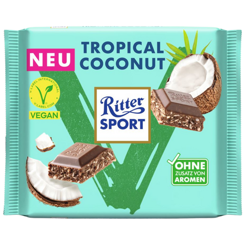 Ritter Sport | Vegan Tropical Coconut | 100g