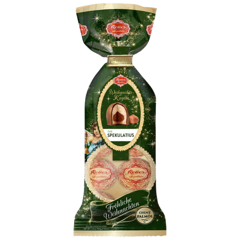 Reber | Spekulatius Milk & Dark Chocolate Marzipan | 160g Bag