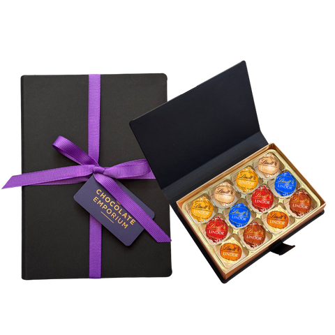 Lindt | Milk Chocolate Collection Gift Box | 12 Chocolates | 6 Varieties