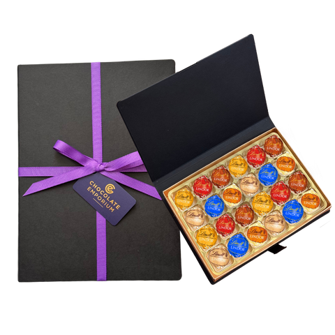 Lindt | Milk Chocolate Collection Gift Box | 24 Chocolates | 6 Varieties