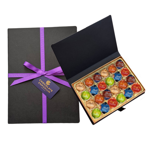 Lindt | Nutty Chocolate Collection Gift Box | 24 Chocolates | 6 Varieties