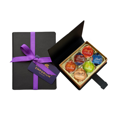 Lindt | Nutty Chocolate Collection Gift Box | 6 Chocolates | 6 Varieties
