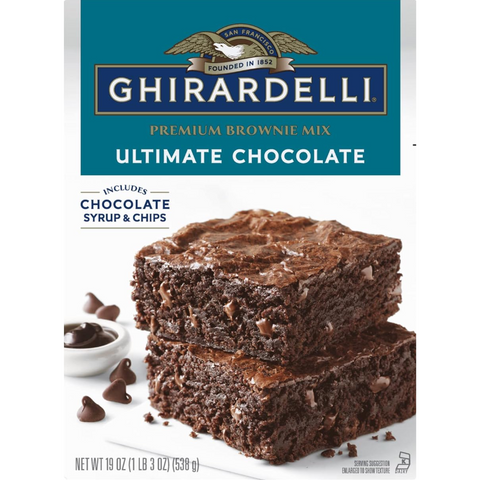 Ultimate Chocolate Ghirardelli Brownie Mix | 538g | BB 18.10.25