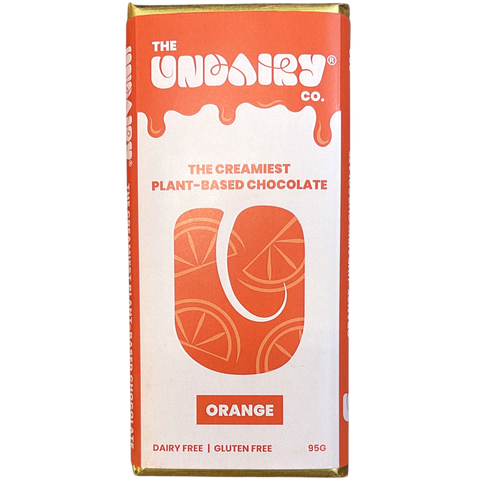 The Undairy Co | Orange Milk Chocolate Bar 95g | Vegan