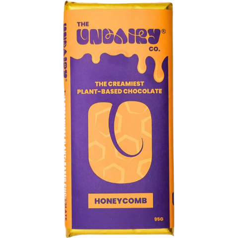 The Undairy Co | Honeycomb Milk Chocolate Bar 95g | Vegan