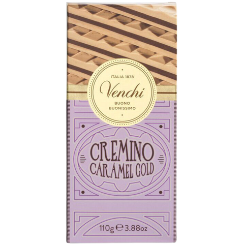 Venchi Cremino | Caramel Gold Chocolate Bar | 100g