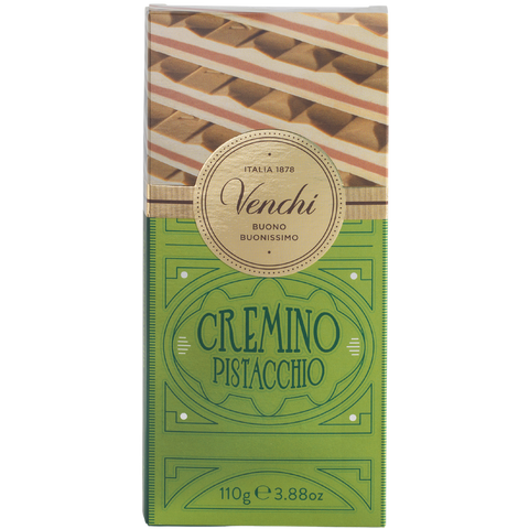 Venchi Cremino | Pistachio White Chocolate Bar | 110g