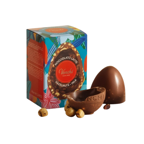 Venchi Small Easter Egg | Piedmont Hazelnut Milk Chocolate | 70g