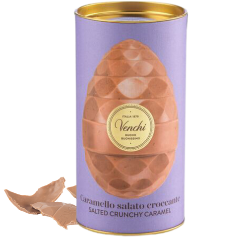 Venchi Easter Egg | Salted Crunchy Caramel Milk Chocolate | 150g