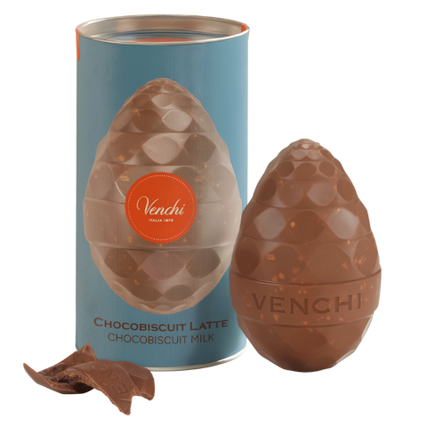 Venchi Easter Egg | Milk Chocolate & Biscuit | 150g