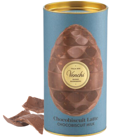 Venchi Easter Egg | Milk Chocolate & Biscuit | 150g