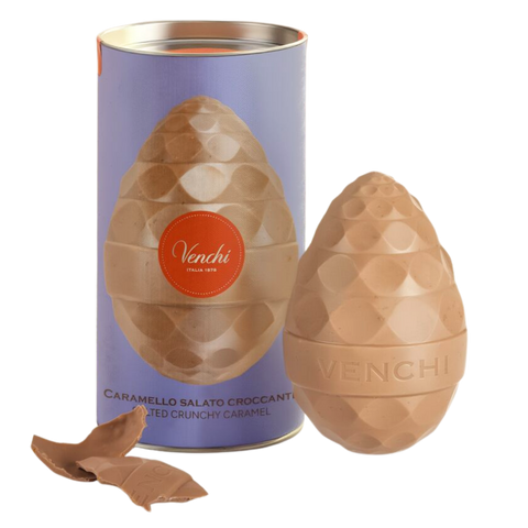 Venchi Easter Egg | Salted Crunchy Caramel Milk Chocolate | 150g