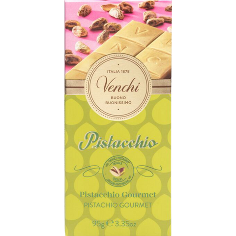 Venchi | Pistachio White Chocolate Bar | 95g