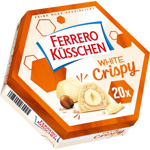 Ferrero White Chocolate Hazelnut Kisses Gift Box | 20 pieces