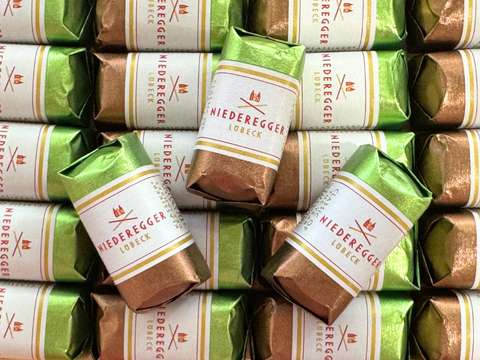 Niederegger | Tiramisu & Pistachio Milk Chocolate Marzipan | 12g