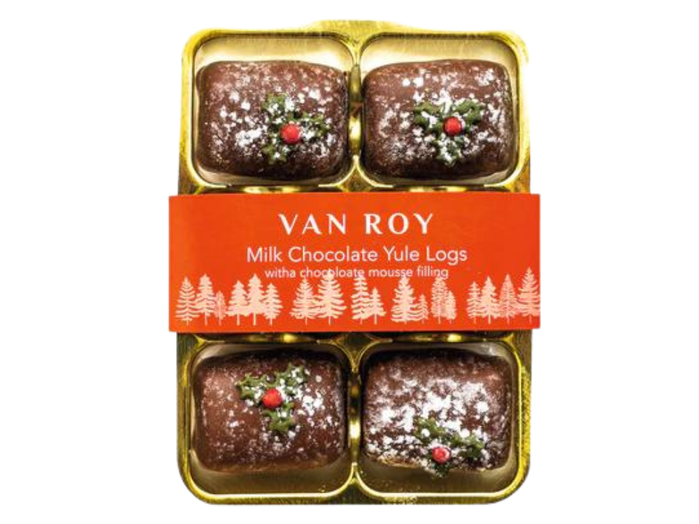 Milk Chocolate Mousse Christmas Yule Logs Chocolate Emporium