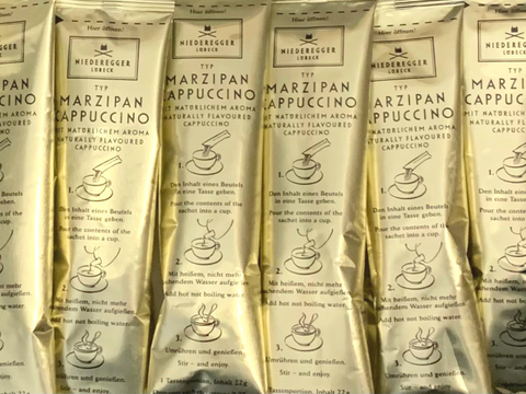 Niederegger | Marzipan Cappuccino Sachet | Pick & Mix