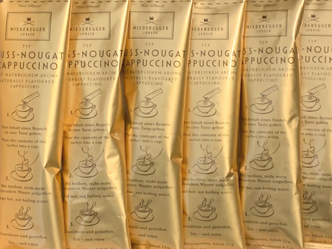 Niederegger | Hazelnut Nougat Cappuccino Sachet | BB 30.7.26
