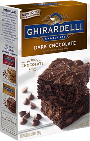 Dark Chocolate Ghirardelli Brownie Mix (567g)