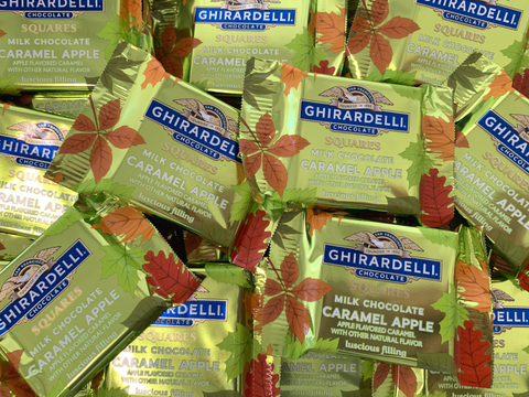 Ghirardelli Apple Caramel Milk Chocolate Square | 15g