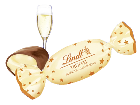 Lindt Champagne Milk & White Chocolate Cones | BB End Oct 25