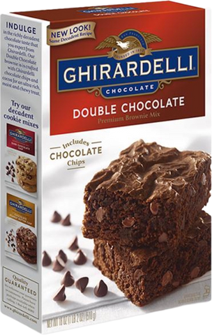 Double Chocolate Ghirardelli Brownie Mix (1 box)