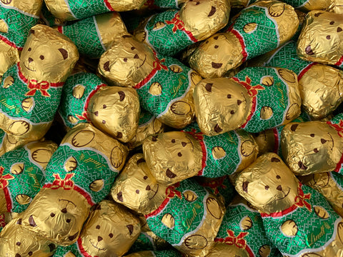 Lindt Mini Milk Chocolate Teddy Bear | Green Jumper | 10g