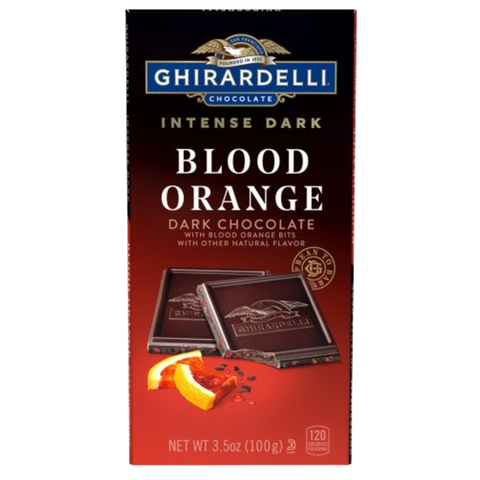 Ghirardelli Blood Orange Dark Chocolate Bar (100g)