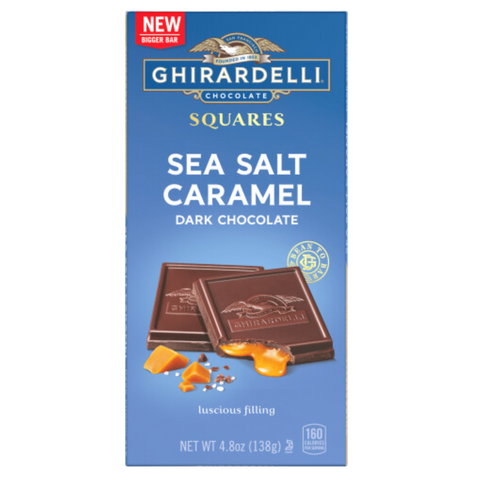 Ghirardelli Salted Caramel Dark Chocolate Bar | 138g  | BB End June 24