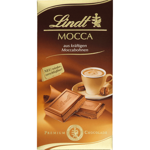 Lindt | Mocha Milk Chocolate | 100g Bar