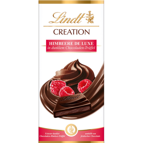 Lindt Creation | Raspberry Dark Chocolate | 150g Bar