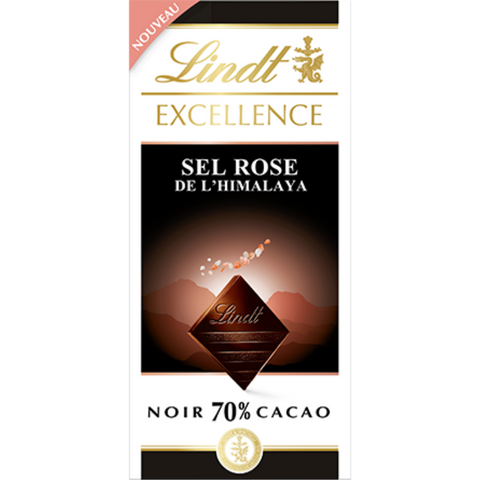 Lindt Excellence 70% Dark Himalayan Salt | 100g Bar