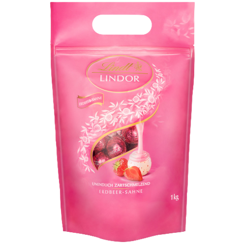 Strawberries & Cream Lindt Lindor | 1kg Bag