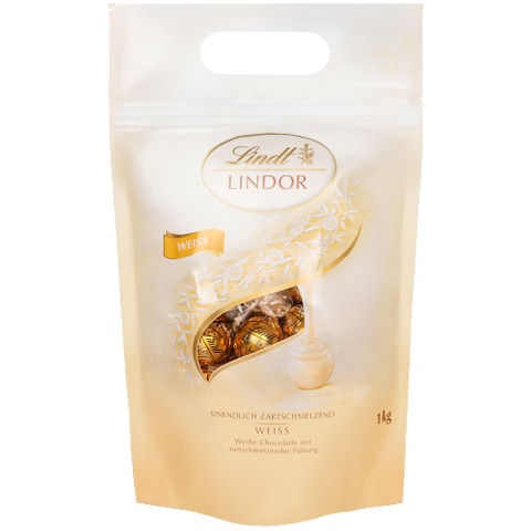 White Chocolate Lindt Lindor | 1kg Bag | BB End June 24