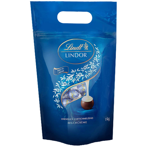 Milk & White Chocolate Lindt Lindor | 1kg Bag | BB End June 24