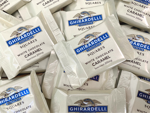 Ghirardelli Caramel White Chocolate Square | 15g